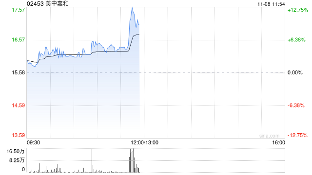 美中嘉和早盘拉升逾11% 公司与GE医疗签署战略合作协议
