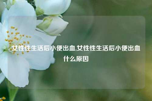 女性性生活后小便出血,女性性生活后小便出血什么原因